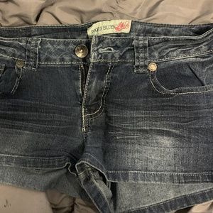 Cute denim short shorts